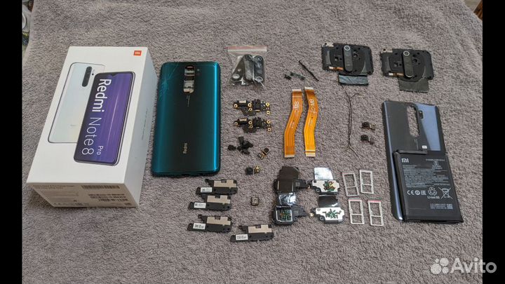 Xiaomi Redmi Note 8 Pro разбор запчасти