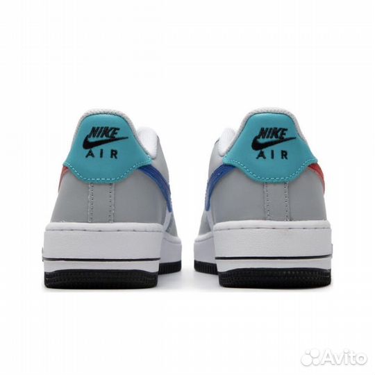 Nike Air Force 1 Low “Grey Red Blue”