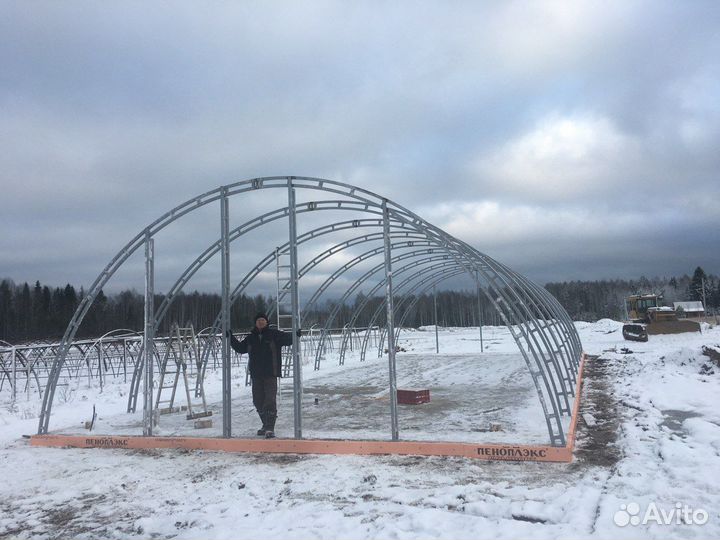 Арки для аpoчныx aнгaров 18м