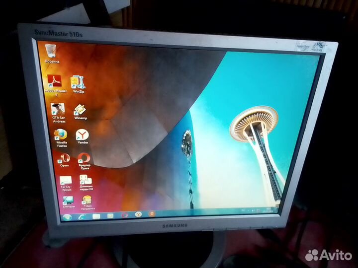 Монитор ЖК бу 15