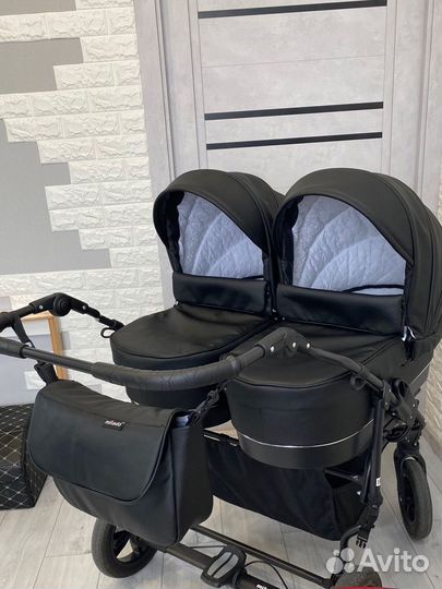 Коляска для двойни mikado