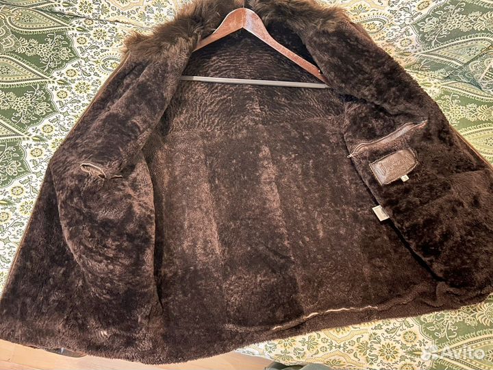 Кожаная куртка мужская с мехом