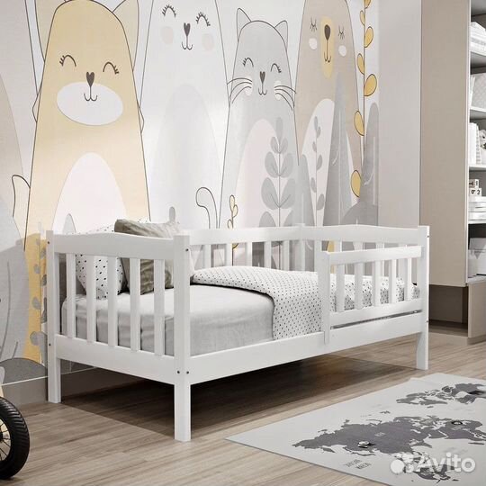Детская кровать с Вертикальными бортами