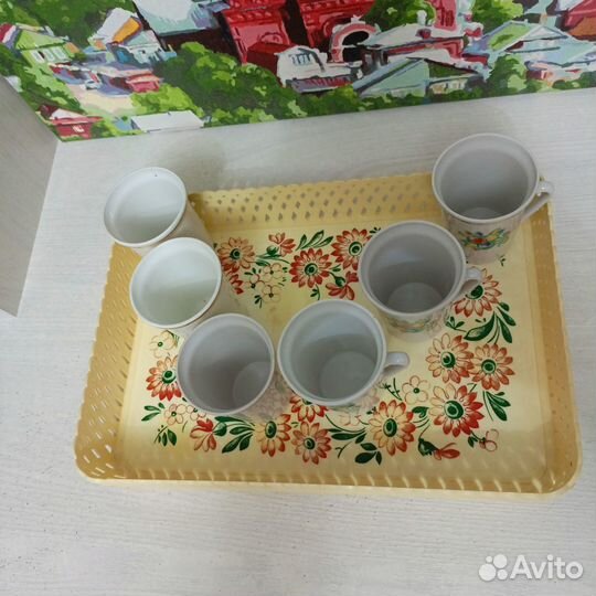 Кружки кофейные и чайные пары СССР 1970г Гфз