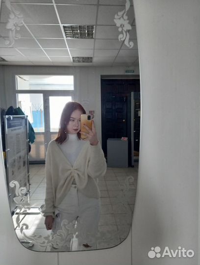 Джинсы белые Sinsay