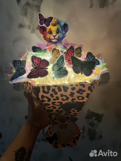 Букет с бабочками