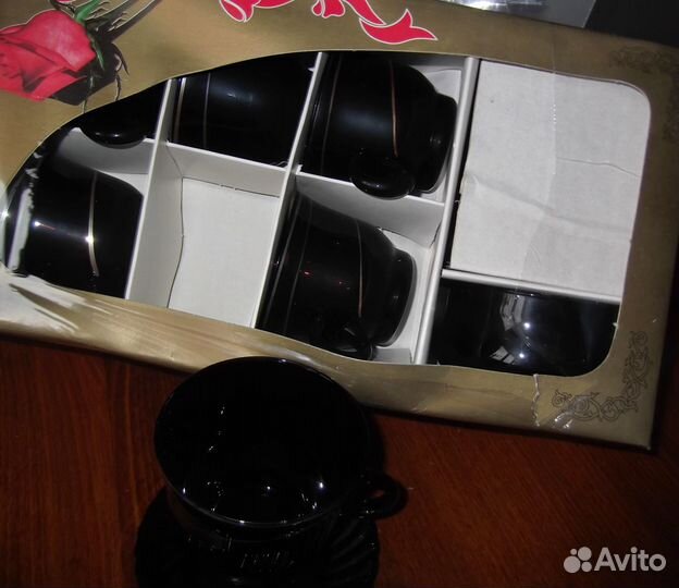 Продам набор кружек из цветного стекла