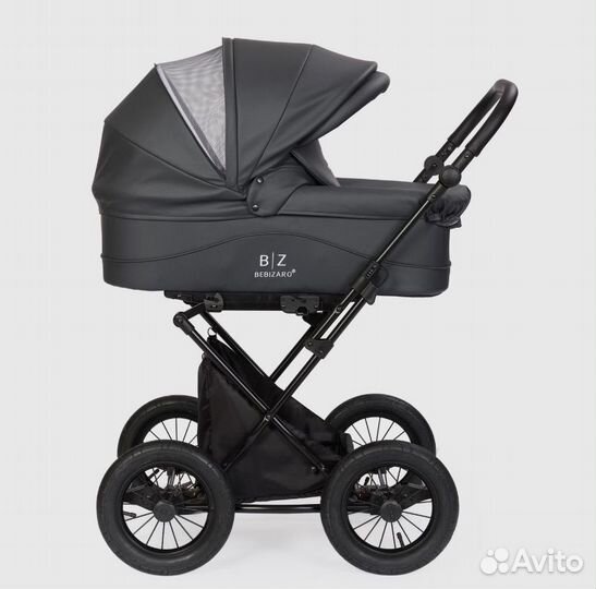 Коляска кожаная bebizaro classic