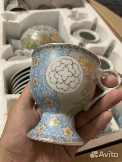 Чайный сервиз на 6 персон новый в коробке