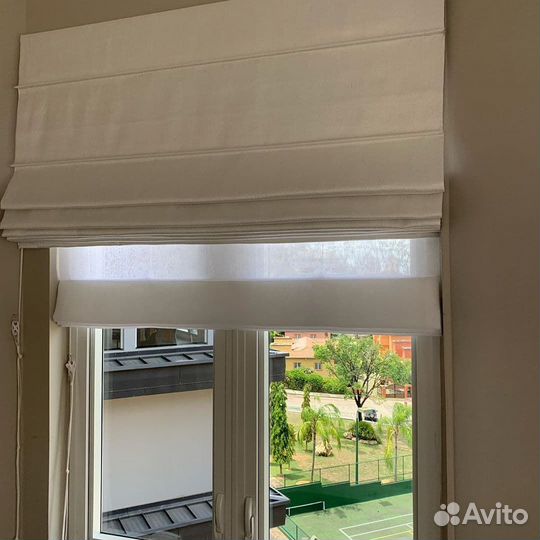 Двойная римская штора