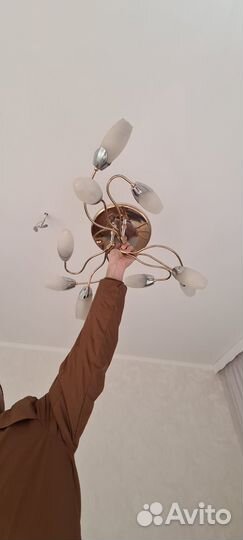Люстра потолочная бу