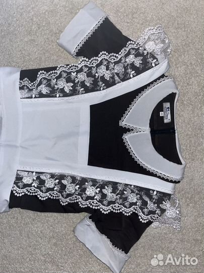 Платье с фартуком