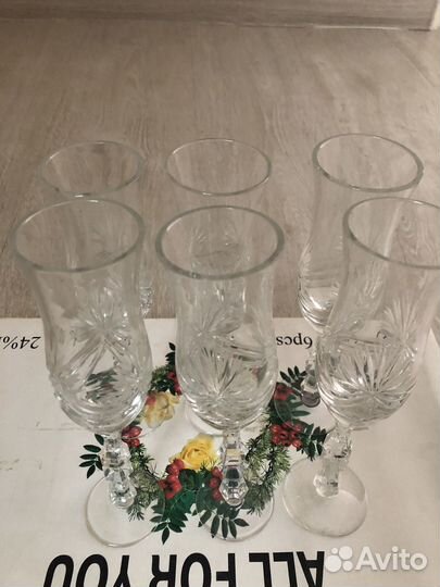 Хрустальные фужеры