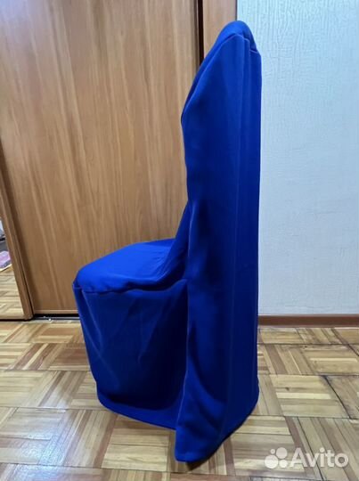 Накидка на стул - 1 шт - синяя