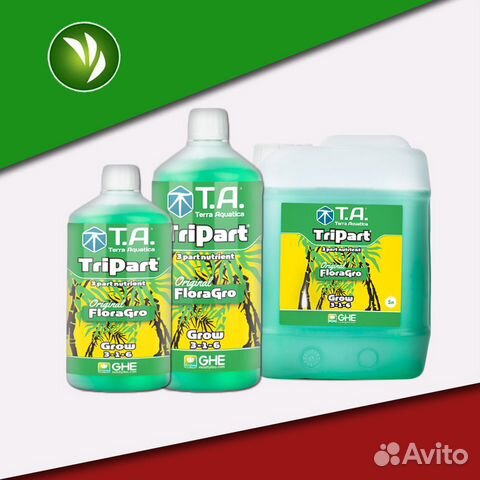 Terra Aquatica удобрения Gro (0,5 - 1 - 5) литров