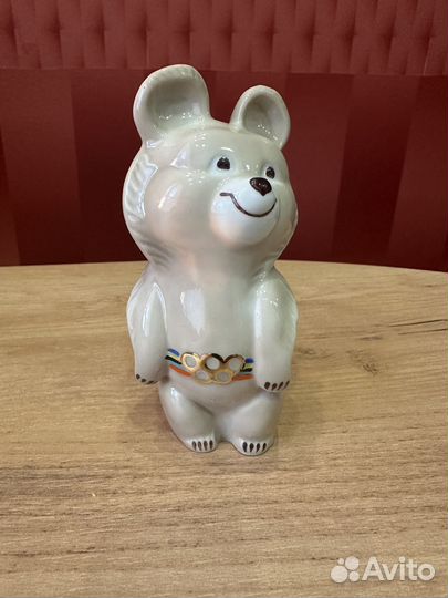 Фарфоровая фигурка Олимпийский мишка Довбыш СССР