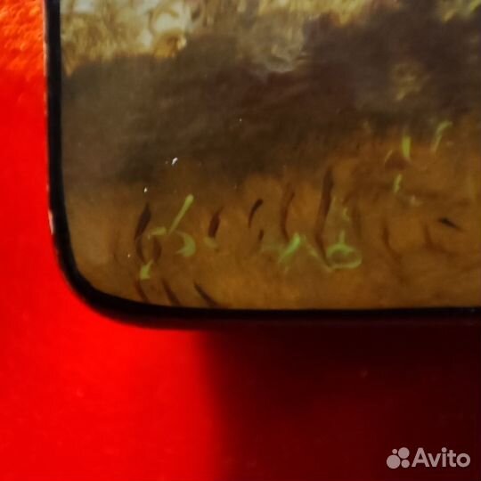 Лаковая шкатулка СССР Пейзаж Федоскино