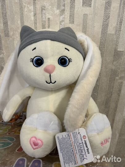 Мягкая игрушка заяц новый