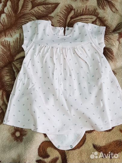 Платье боди для девочки 74