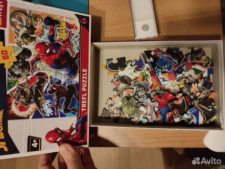 2 пазла человек- паук spider-man trefl puzzle