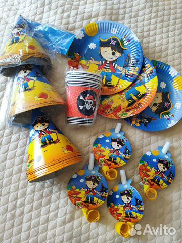 Набор для пиратского дня рождения,смотри все фото