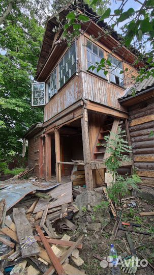 Сруб дома из бревна бу