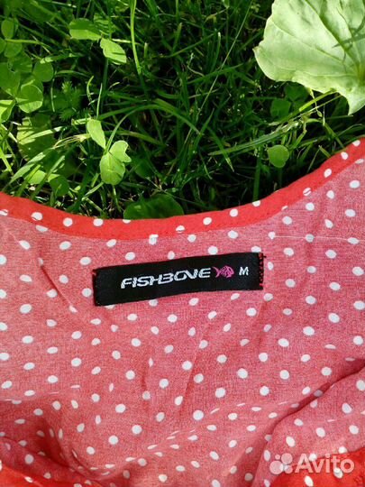 Летний комбинезон в горошек