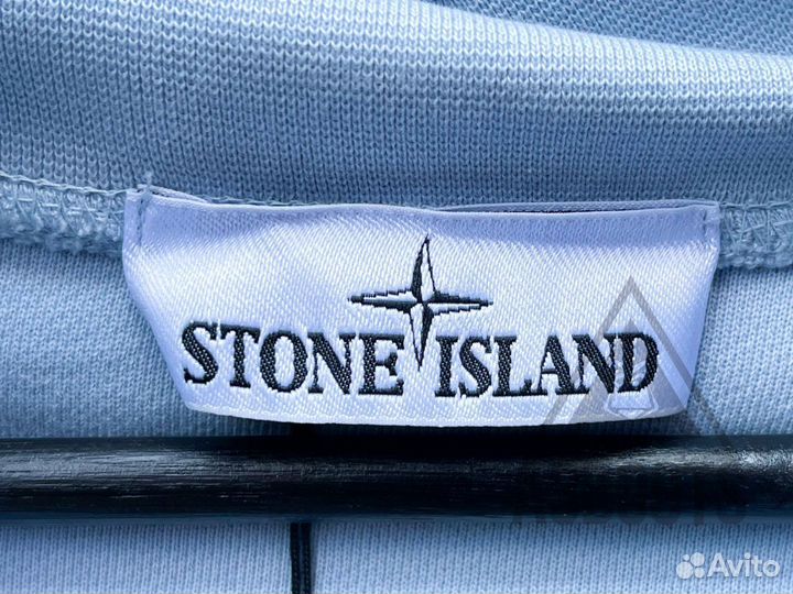 Свитшот Half Zip Stone Island Sky Blue