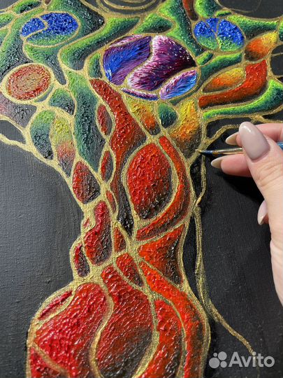 Интерьерные картины и роспись стен на заказ