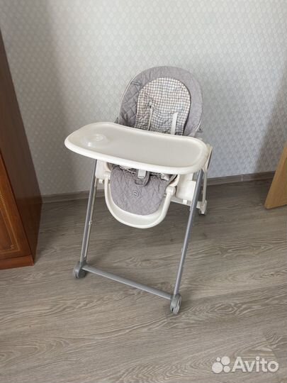 Детский стул для кормления шезлонг happy baby