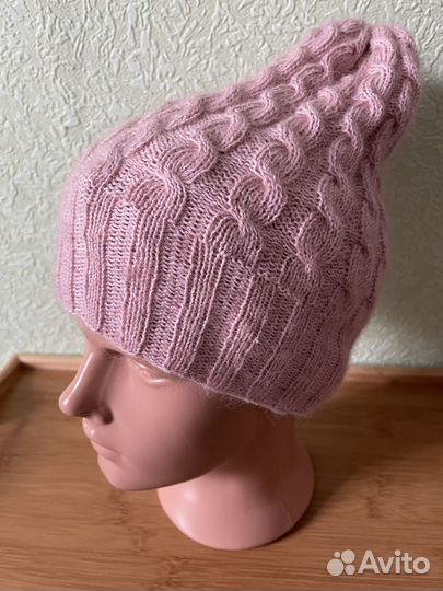 Шапка женская вязаная ручная работа