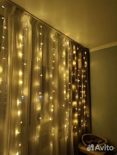 Гирлянда штора