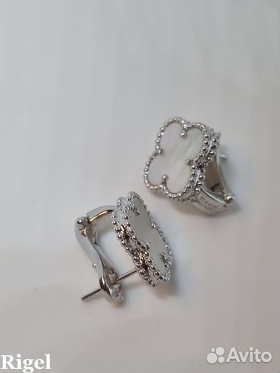 Серьги van cleef