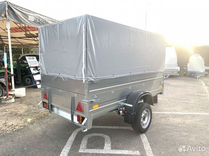 Прицеп сст 7132-02 (Надставной борт и Тент 1.0)