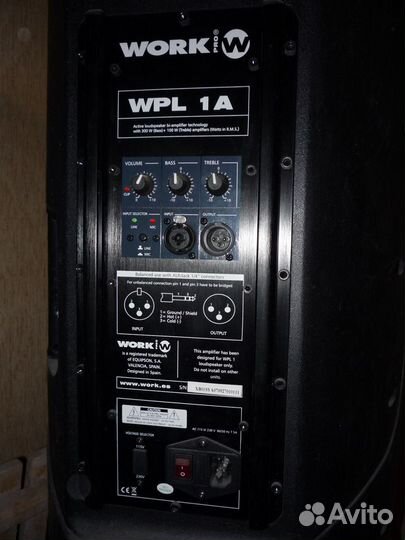 Активные колонки work WPL-1A
