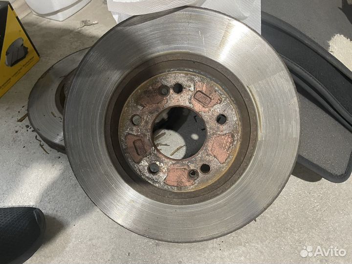 Оригинальные тормозные диски KIA Optima + Колодки