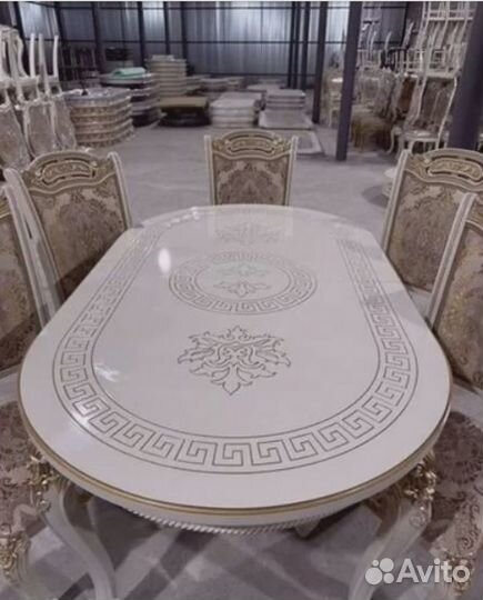 Обеденная группа стол и стулья премиум качества