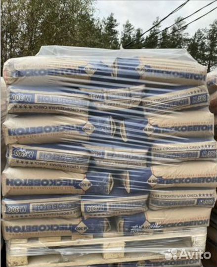 Пескобетон м300