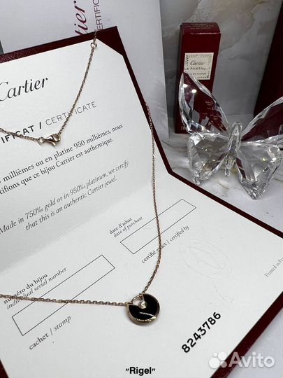 Колье Amullete de Cartier из розового золота 750 п