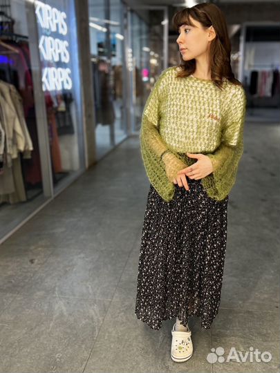 Свитер паутинка из мохера