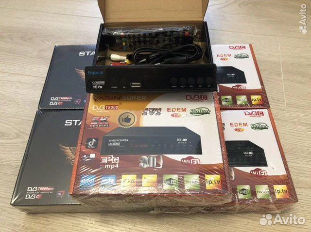 Новая цифровая тв приставка (20 каналов)