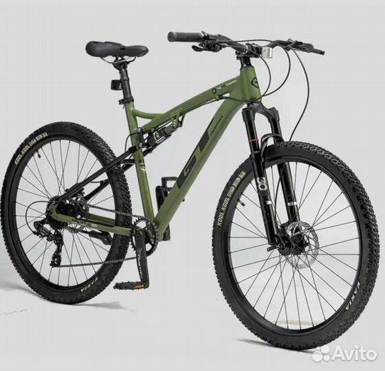 Велосипед горный скоростной двухподвес GT 513