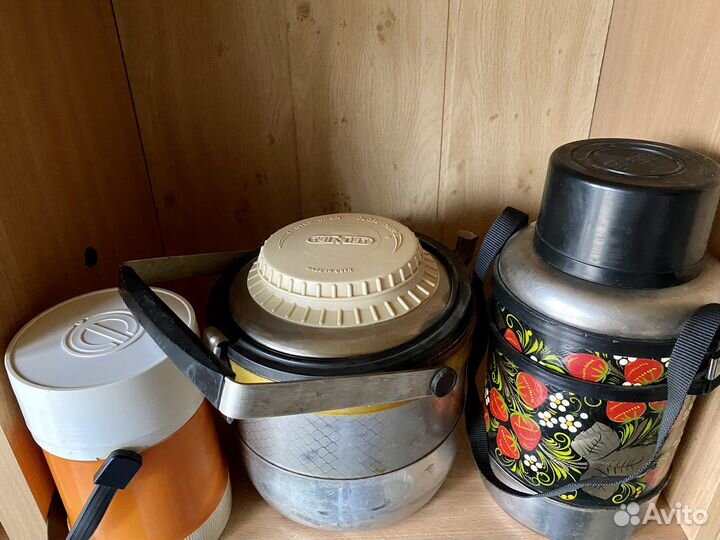 Термос нержавейка и стекло СССР