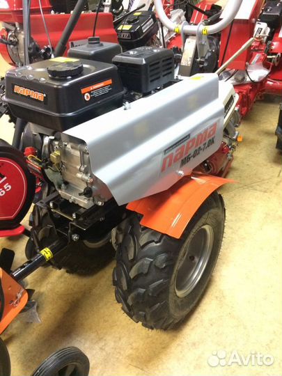 Мотоблок Парма на тяговых колесах