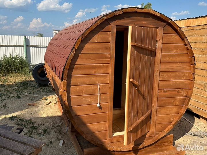 Баня бочка под ключ