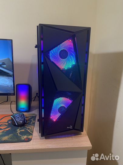 Игровой пк с монитором: RX580, 16/240gb, Cosmo