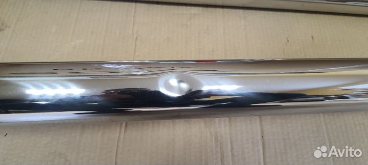 Пороги труба 60,3 мм Toyota Rav 4 (2012-2015)