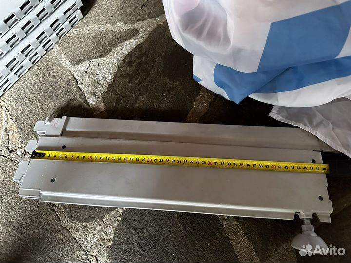 Боковина шарнирная опора стеллажа 20 шт серые