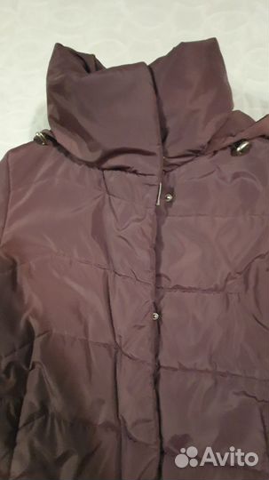 Пуховик зимний подростковый длинный