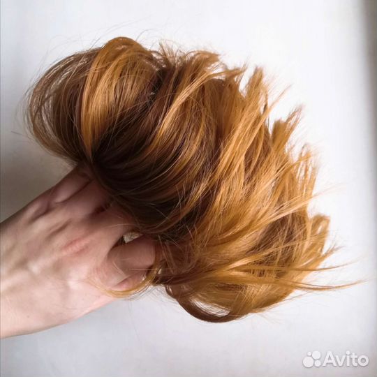 Шиньон-резинка из искусственных волос